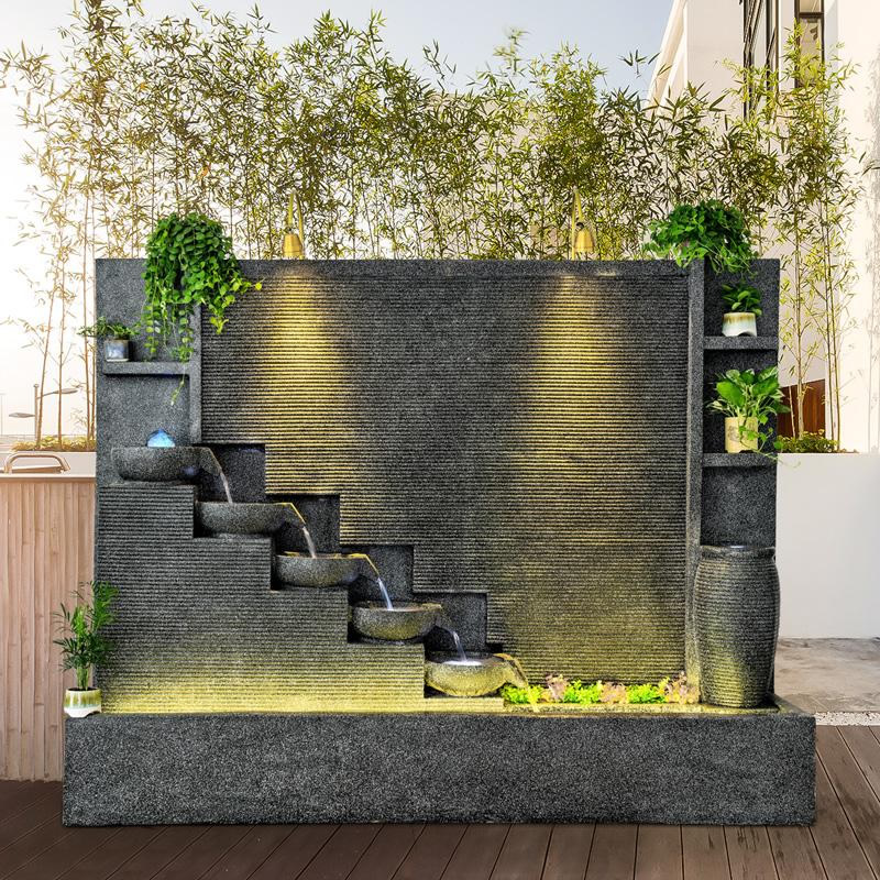 辦公室氛圍營造水幕墻